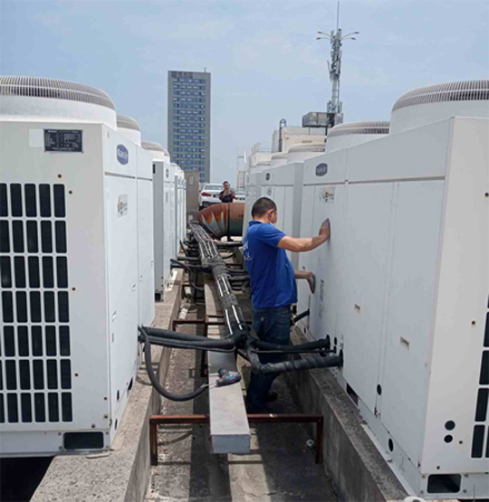 澜沧中央空调制热和不制冷系统维修方法